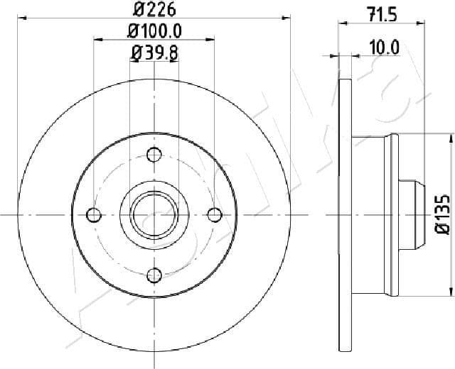 Brake Disc 61-00-0922