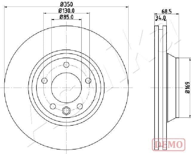 Brake Disc 60-00-0931C