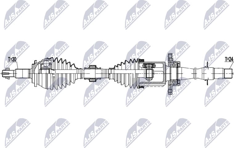 Drive Shaft NPW-TY-193