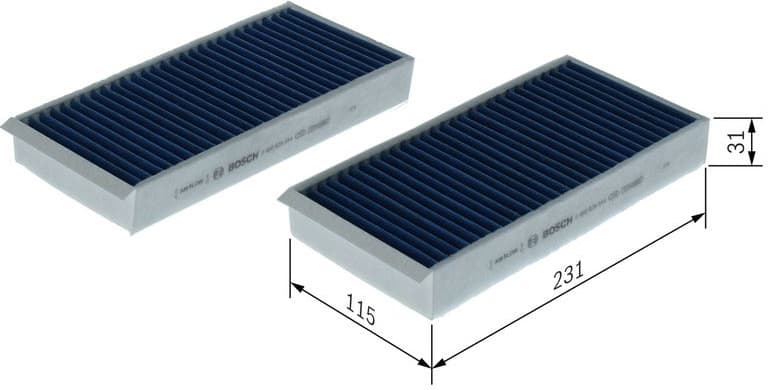 Filter, cabin air FILTER+pro 0 986 628 644 - image 5