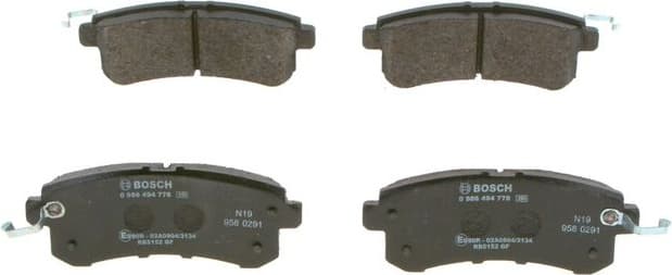 Brake Pad Set, disc brake 0986494778 - image 10