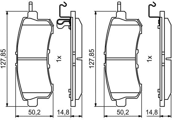 Brake Pad Set, disc brake 0986494778 - image 14