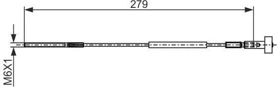 Cable Pull, parking brake 1 987 482 886 - image 10