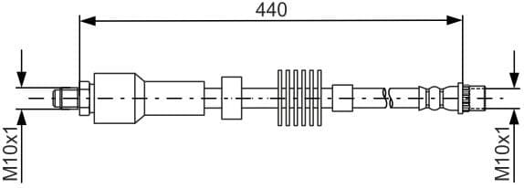 Brake Hose 1 987 481 688 - image 2