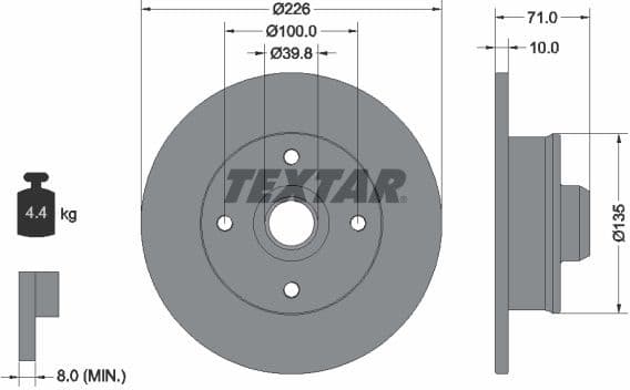 Brake Disc PRO 92041803