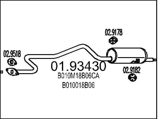 Rear Muffler 01.93430