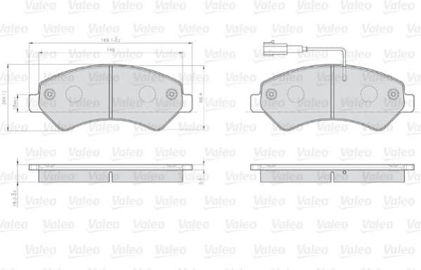 Brake Pad Set, disc brake OPTIPACK for LCV 872466