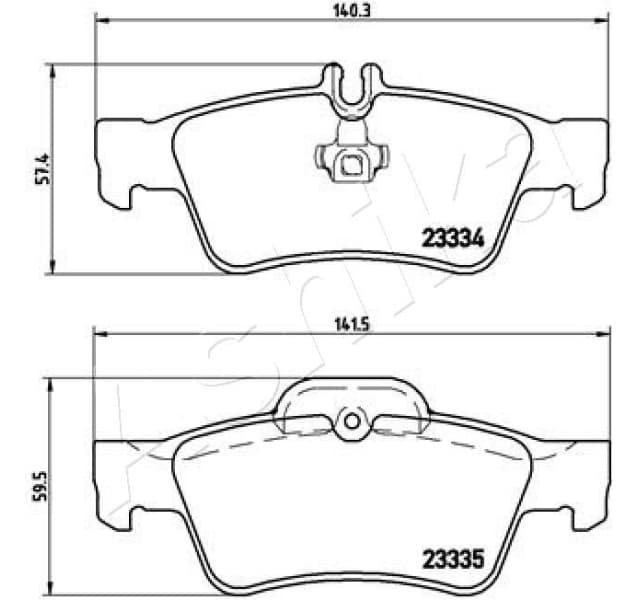 Brake Pad Set, disc brake 51-00-0511 - image 2