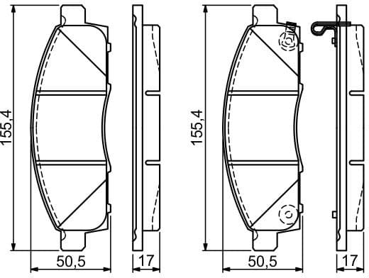 Brake Pad Set, disc brake 0986494673 - image 14