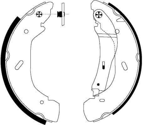 Brake Shoe Set 91058600