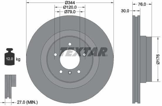 Brake Disc PRO 92185103
