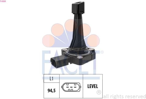 Sensor, engine oil level OE Equivalent 7.0225