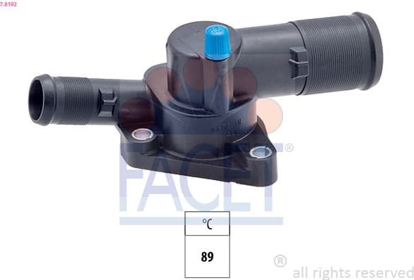 Thermostat, coolant Made in Italy - OE Equivalent 7.8192