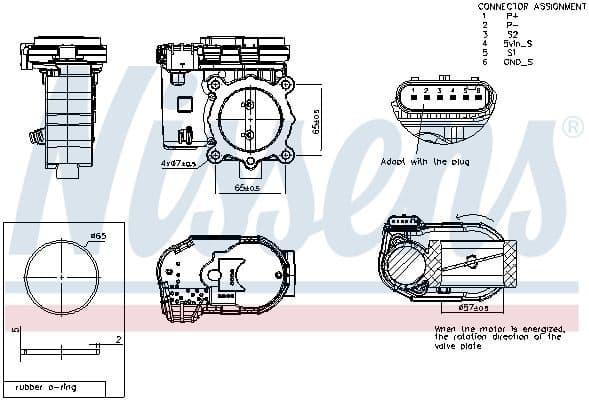 Throttle Body ** FIRST FIT ** 955011 - image 7