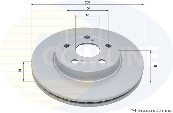 Brake Disc COATED ADC5308V