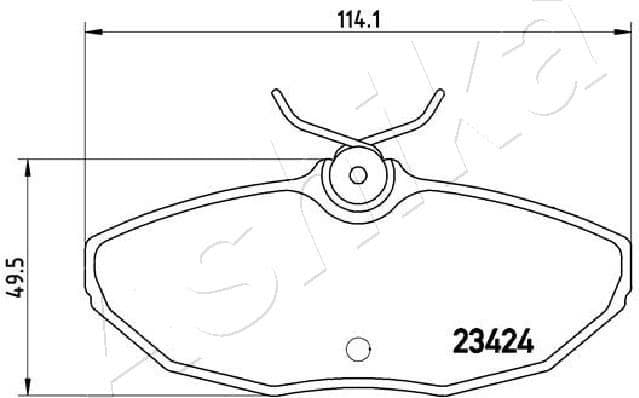 Brake Pad Set, disc brake 51-00-0310 - image 2
