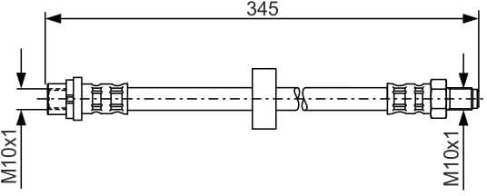 Brake Hose 1987481168 - image 2