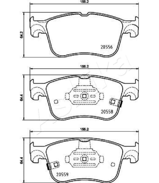 Brake Pad Set, disc brake 50-00-0354 - image 2
