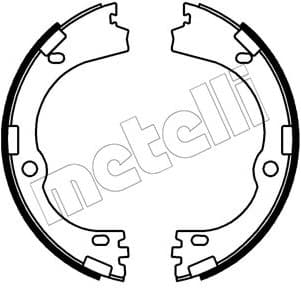 Brake Shoe Set, parking brake 53-0752