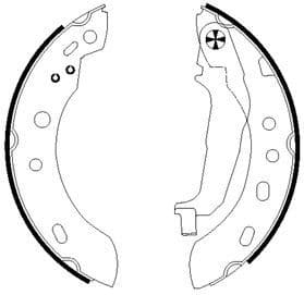 Brake Shoe Set 91058300