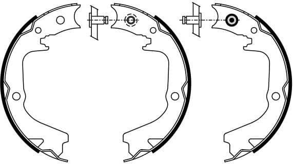 Brake Shoe Set, parking brake 0986487932 - image 10