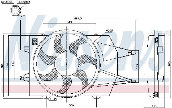 Fan, engine cooling 85342 - image 4