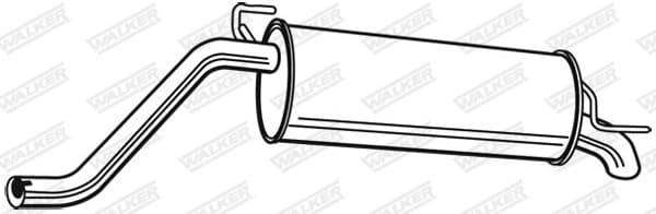 Rear Muffler 23670 - image 2