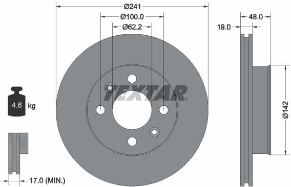Brake Disc PRO 92134103