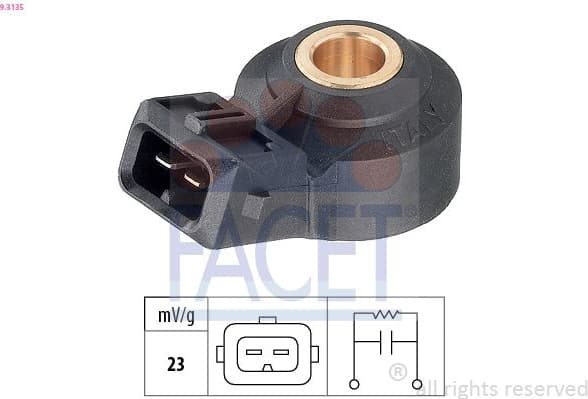 Knock Sensor Made in Italy - OE Equivalent 9.3135