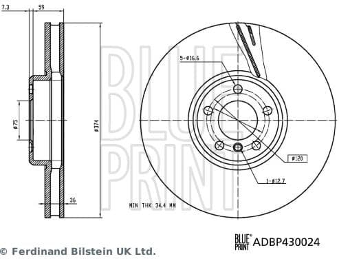 Brake Disc ADBP430024 - image 3
