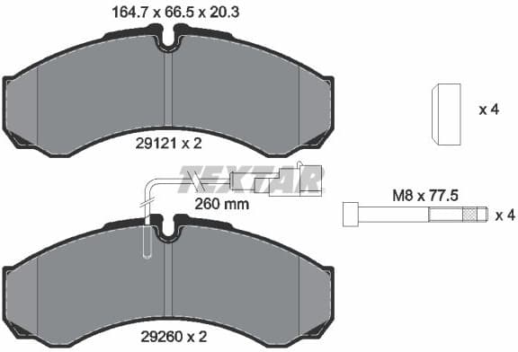 Brake Pad Set, disc brake Q+ 2912113 - image 2