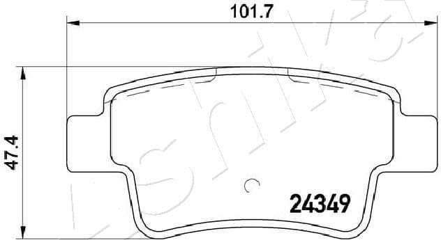Brake Pad Set, disc brake 51-00-0201