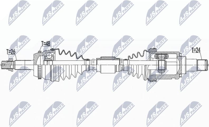 Drive Shaft NPW-TY-172