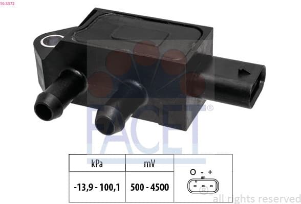 Air Pressure Sensor, altitude adaption Made in Italy - OE Equivalent 10.3372