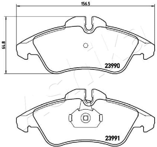 Brake Pad Set, disc brake 50-00-0537 - image 2