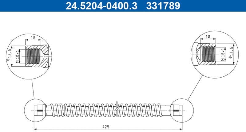 Brake Hose 24.5204-0400.3