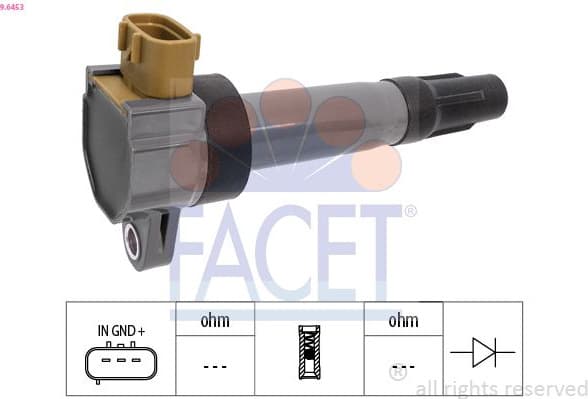 Ignition Coil OE Equivalent 9.6453