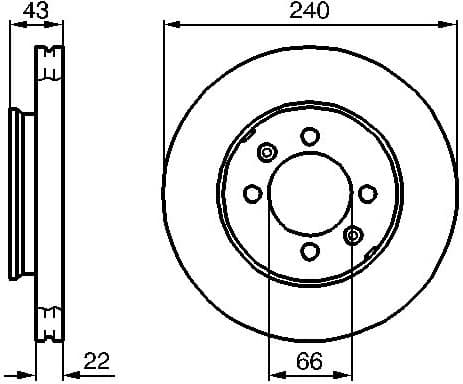 Brake Disc 0986478813 - image 2