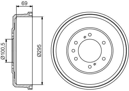 Brake Drum 0986477165 - image 2