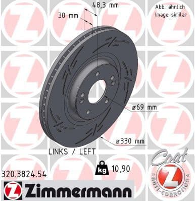 Brake Disc BLACK Z 320.3824.54