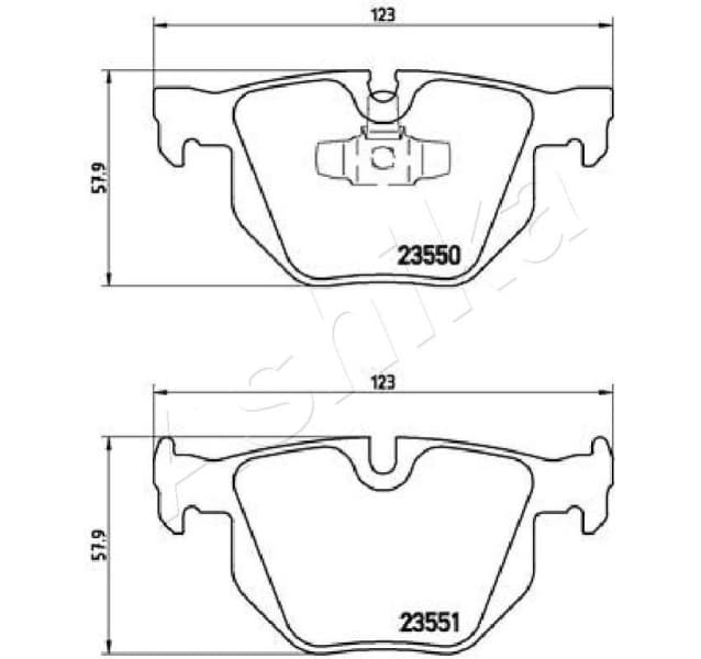 Brake Pad Set, disc brake 51-00-0108 - image 2