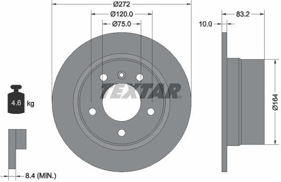 Brake Disc PRO 92076703