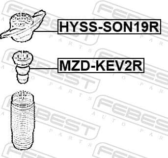 Suspension Strut Support Mount HYSS-SON19R - image 2