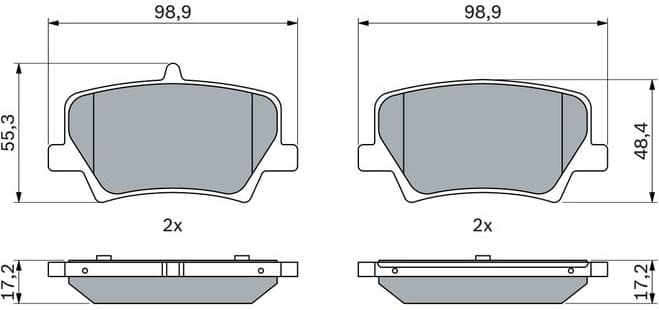 Brake Pad Set, disc brake 0 986 424 996 - image 6