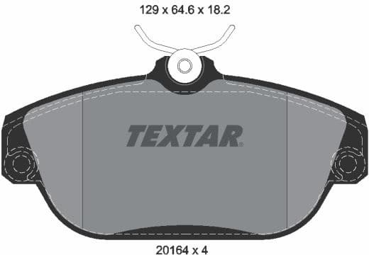 Brake Pad Set, disc brake Q+ 2016402