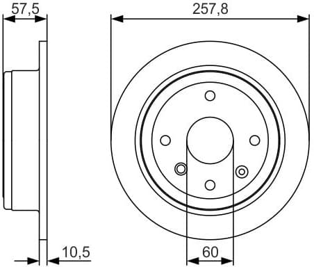 Brake Disc 0986479S08 - image 2