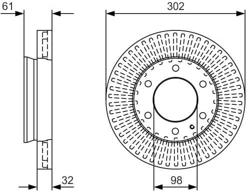 Brake Disc 0986479V32 - image 2