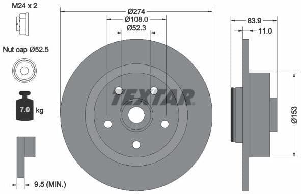 Brake Disc PRO 92142203