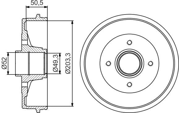 Brake Drum 0986477211 - image 2