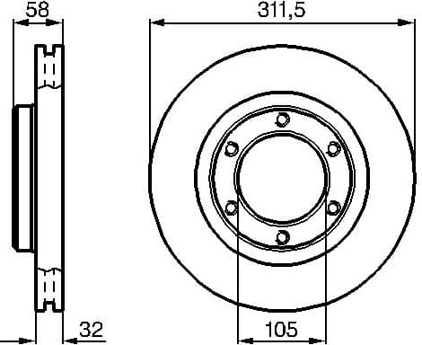 Brake Disc 0986478580 - image 2